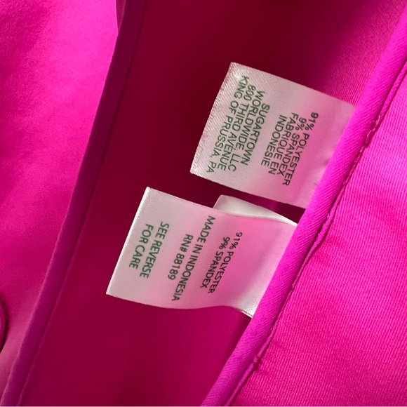 Vibrant Pink Lilly Pulitzer Braylee Size XL woman's Blazer - Picture 5 of 6